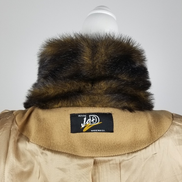 Vintage Luxe Faux Fur Long Coat Made in USA - Picture 6 of 10